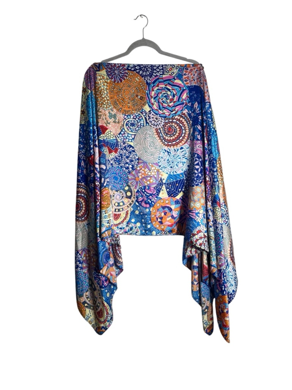 Kokomo Kimono Top One Size Sheer Boho Beach Cover Up Colorful